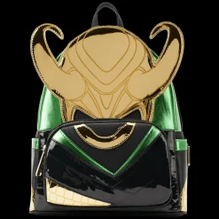 Marvel Mini Backpacks< Metallic Loki Cosplay Mini Backpack
