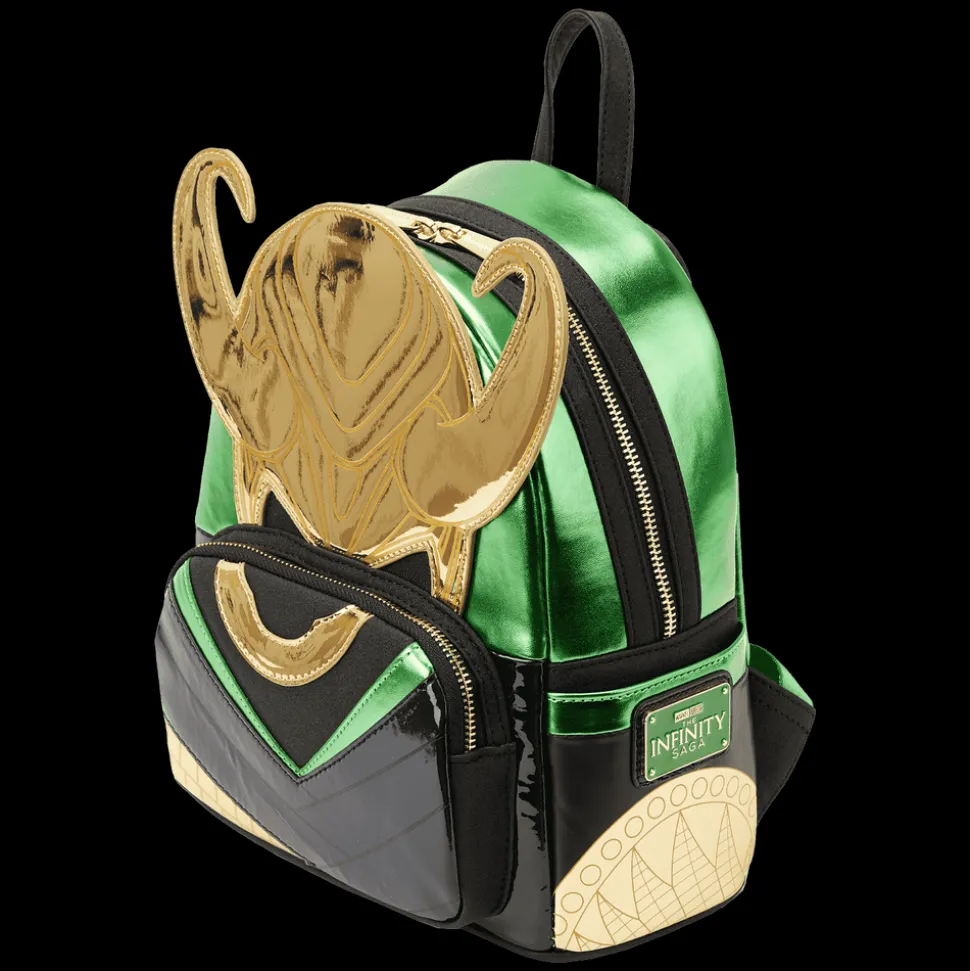 Marvel Mini Backpacks< Metallic Loki Cosplay Mini Backpack