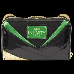 Marvel Wallets< Metallic Loki Cosplay Zip Around Wallet