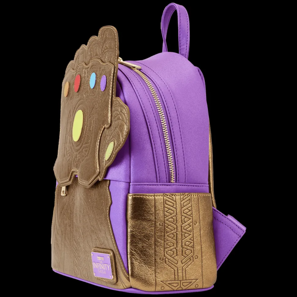 Marvel Mini Backpacks< Metallic Thanos Gauntlet Mini Backpack
