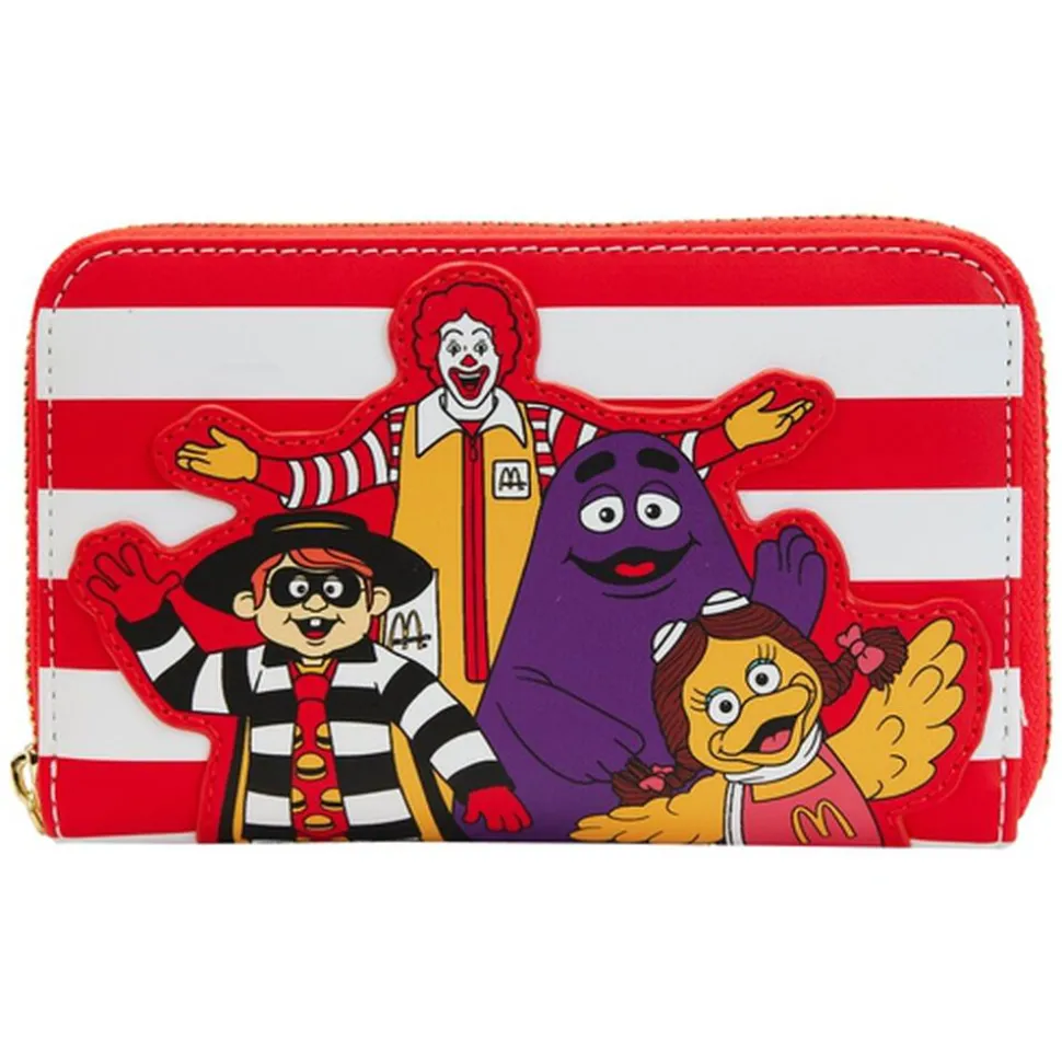 McDonald's Wallets< Ronald Mcdonald And Friends Zip Around Wallet