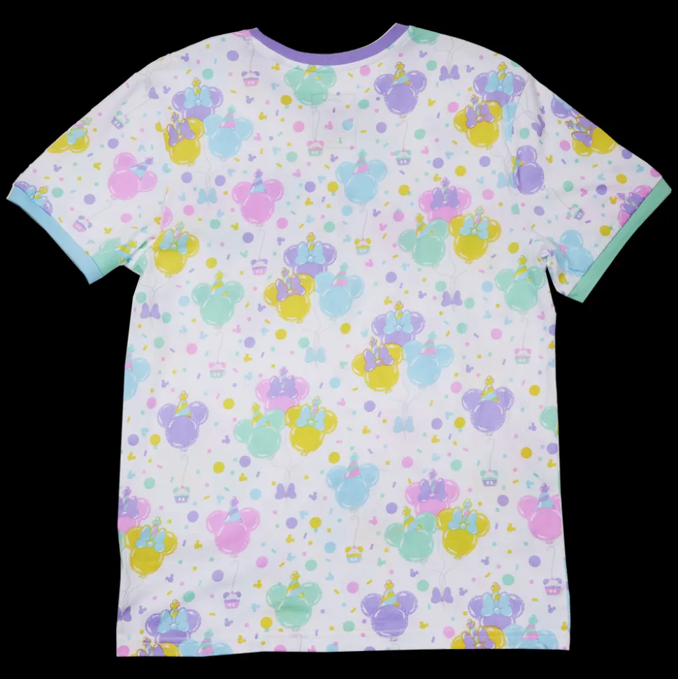 Unisex Disney Tops<Mickey & Friends Birthday Celebration Unisex Ringer Tee