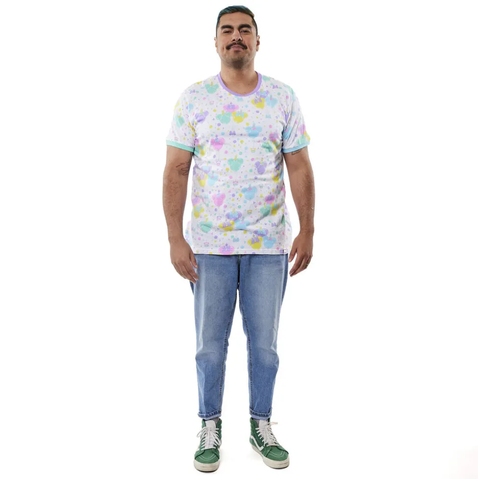 Unisex Disney Tops<Mickey & Friends Birthday Celebration Unisex Ringer Tee