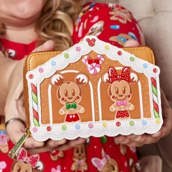Disney Wallets<Mickey & Friends Gingerbread House Zip Around Wallet