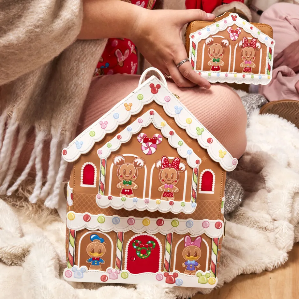 Disney Wallets<Mickey & Friends Gingerbread House Zip Around Wallet