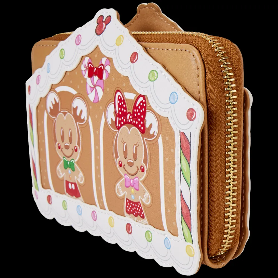 Disney Wallets<Mickey & Friends Gingerbread House Zip Around Wallet