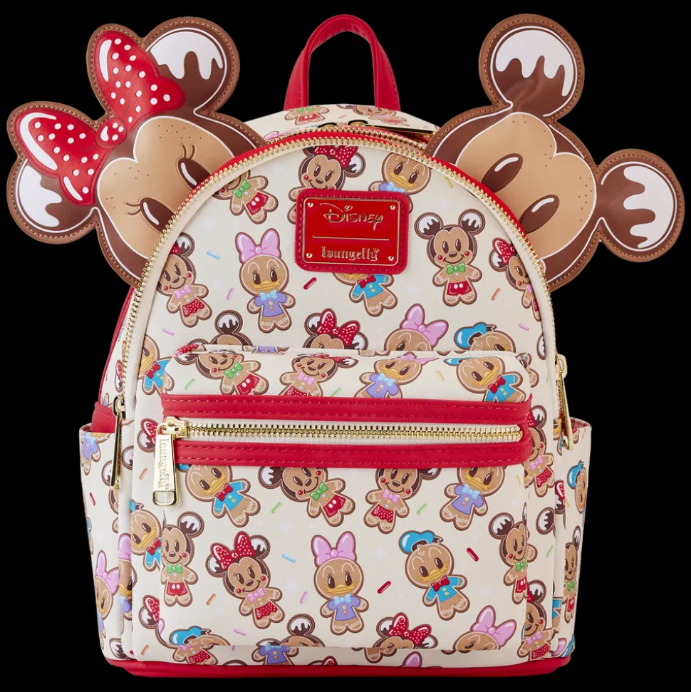 Disney Mini Backpacks<Mickey & Friends Gingerbread Cookie All-Over Print Mini Backpack With Ear Headband
