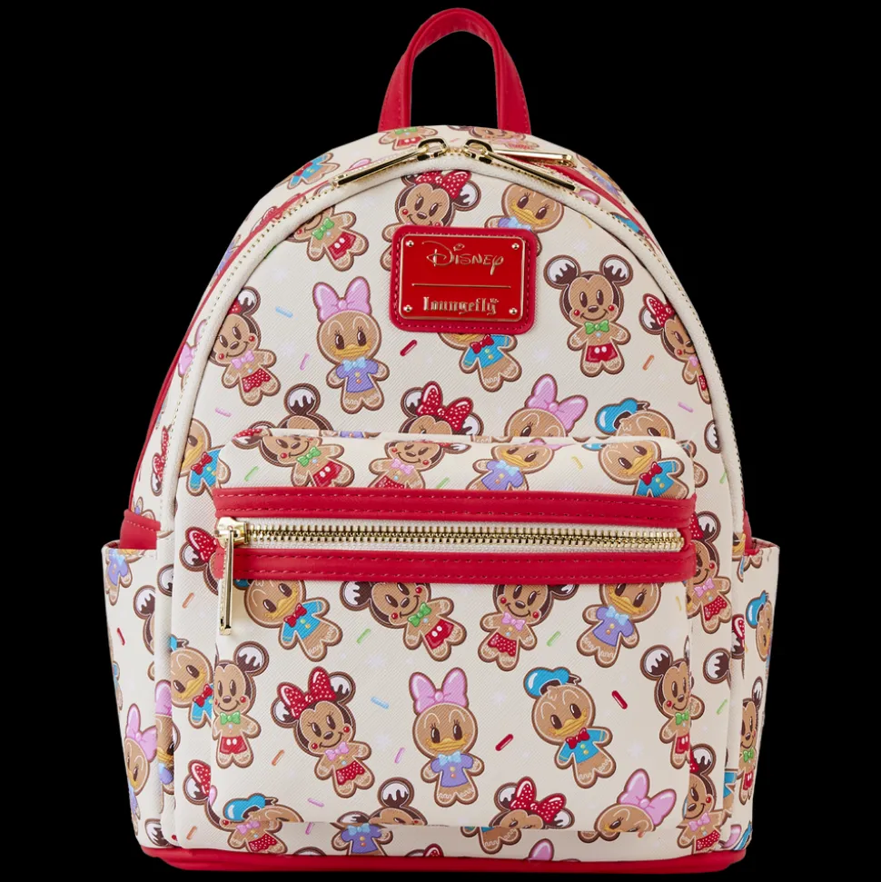 Disney Mini Backpacks<Mickey & Friends Gingerbread Cookie All-Over Print Mini Backpack With Ear Headband