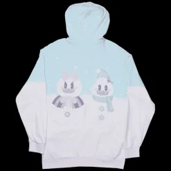Unisex Disney Tops<Mickey & Minnie Pastel Snowman Unisex Hoodie