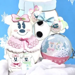 Disney Wallets<Mickey & Minnie Pastel Snowman Zip Around Wallet