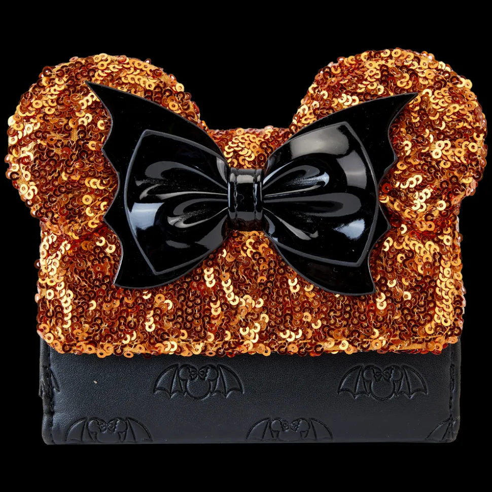 Disney Wallets<Minnie Mouse Exclusive Halloween Sequin Flap Wallet