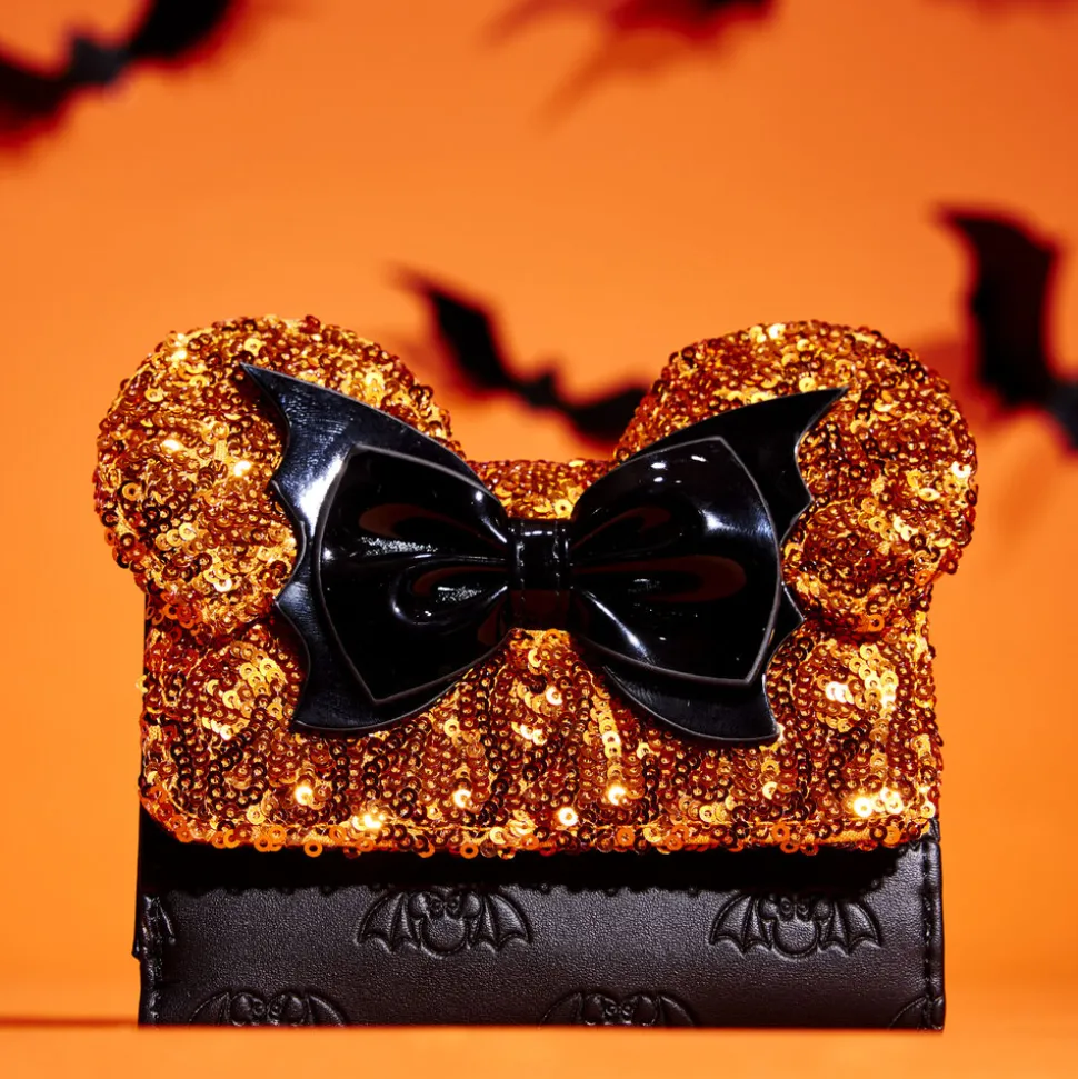 Disney Wallets<Minnie Mouse Exclusive Halloween Sequin Flap Wallet