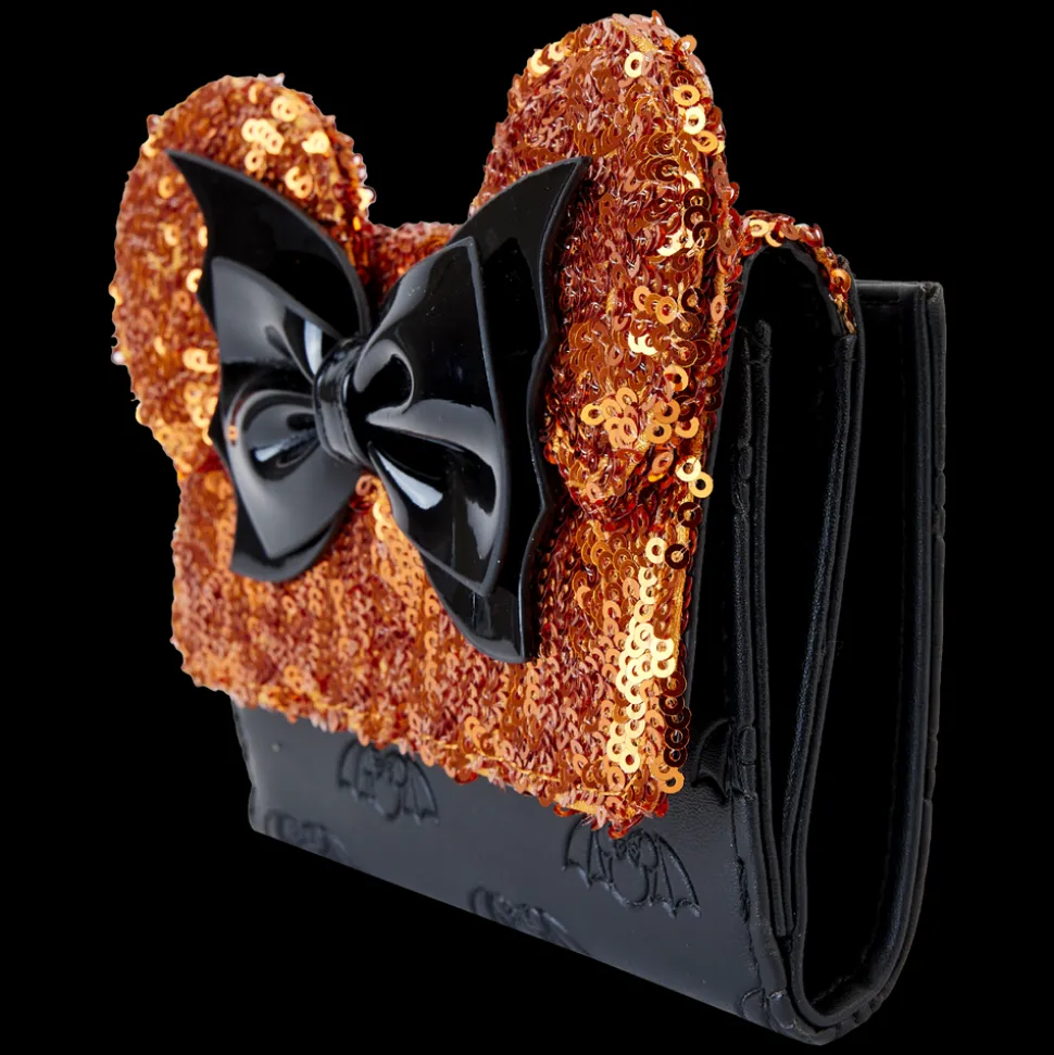 Disney Wallets<Minnie Mouse Exclusive Halloween Sequin Flap Wallet