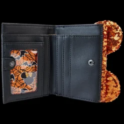 Disney Wallets<Minnie Mouse Exclusive Halloween Sequin Flap Wallet