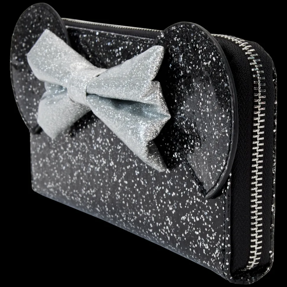 Disney Wallets<Minnie Mouse Exclusive Happy New Year Glitter Zip Around Wristlet Wallet