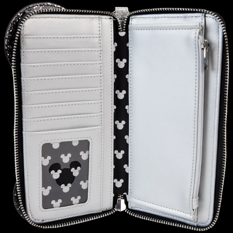 Disney Wallets<Minnie Mouse Exclusive Happy New Year Glitter Zip Around Wristlet Wallet