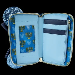 Disney Wallets<Minnie Mouse Hanukkah Sequin Zip Around Wallet