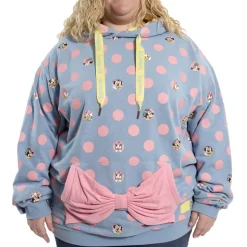 Unisex Disney Tops<Minnie Mouse Pastel Polka Dot Unisex Hoodie
