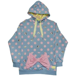 Unisex Disney Tops<Minnie Mouse Pastel Polka Dot Unisex Hoodie