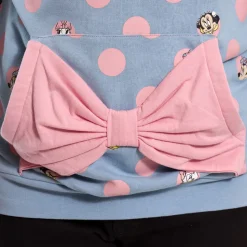 Unisex Disney Tops<Minnie Mouse Pastel Polka Dot Unisex Hoodie