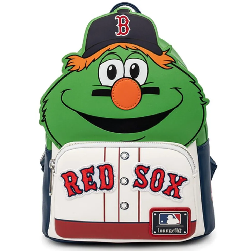 MLB Mini Backpacks< Boston Red Sox Wally The Green Monster Cosplay Mini Backpack