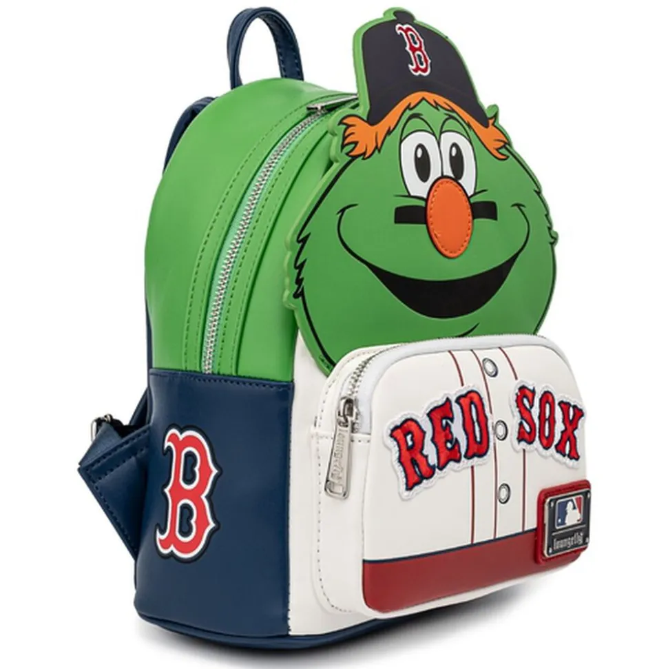 MLB Mini Backpacks< Boston Red Sox Wally The Green Monster Cosplay Mini Backpack