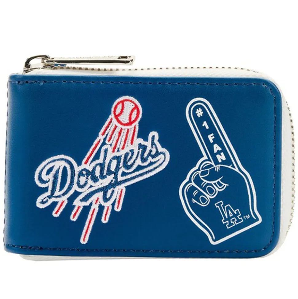 MLB Wallets< La Dodgers Patches Accordion Wallet