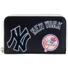 MLB Wallets< Ny Yankees Patches Zip Around Wallet