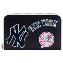 MLB Wallets< Ny Yankees Patches Zip Around Wallet