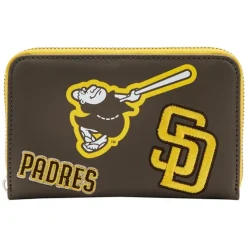 MLB Wallets< Sd Padres Patches Zip Around Wallet