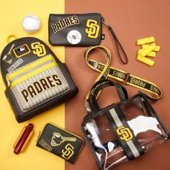 MLB Wallets< Sd Padres Patches Zip Around Wallet