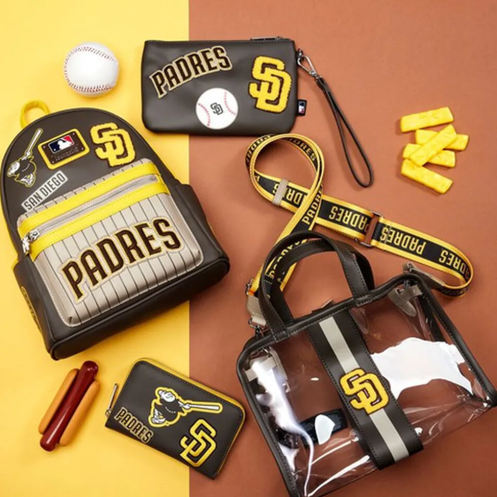 MLB Wallets< Sd Padres Patches Zip Around Wallet