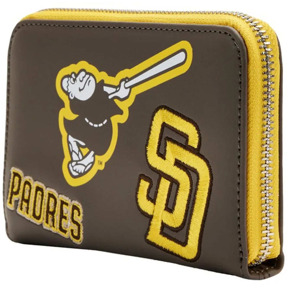 MLB Wallets< Sd Padres Patches Zip Around Wallet