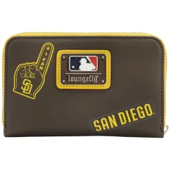 MLB Wallets< Sd Padres Patches Zip Around Wallet