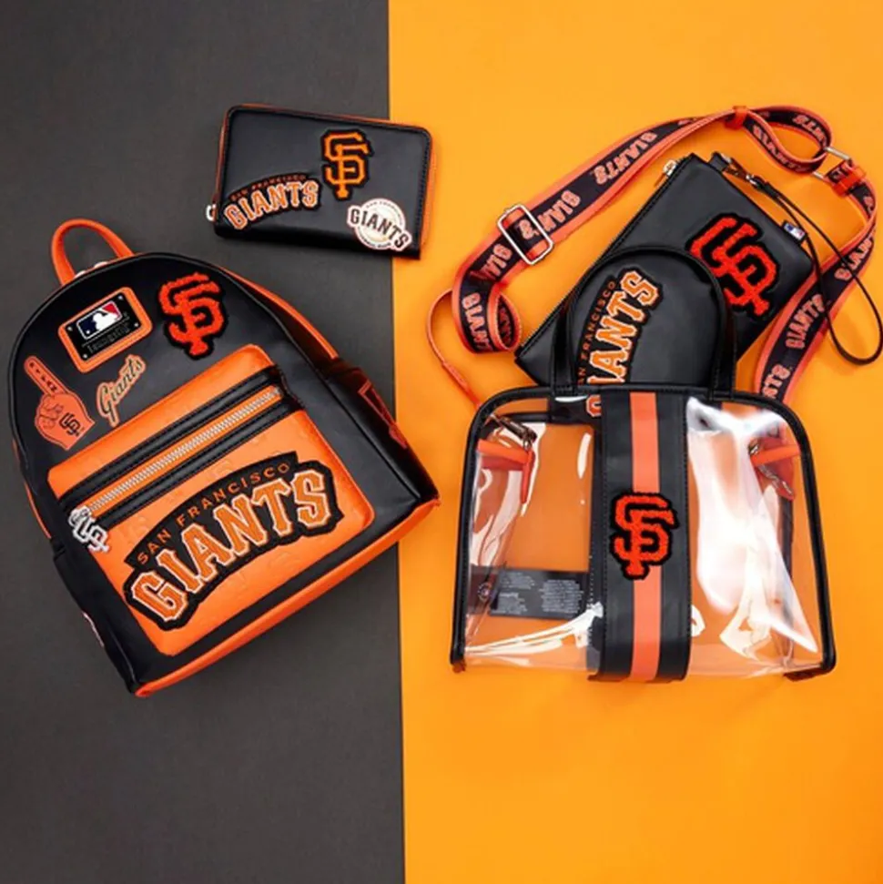 MLB Wallets< Sf Giants Patches Zip Around Wallet