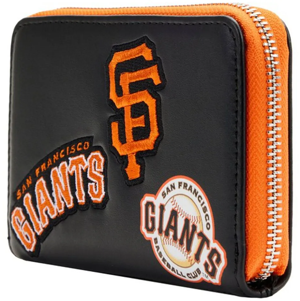MLB Wallets< Sf Giants Patches Zip Around Wallet