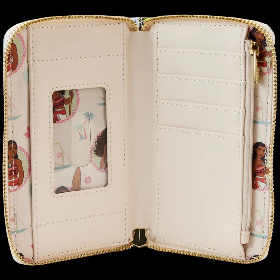 Disney Wallets<Moana Princess Scene Series Zip Around Wallet