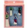 Disney Enamel Pins<Mulan Paper Doll Magnetic Pin Set