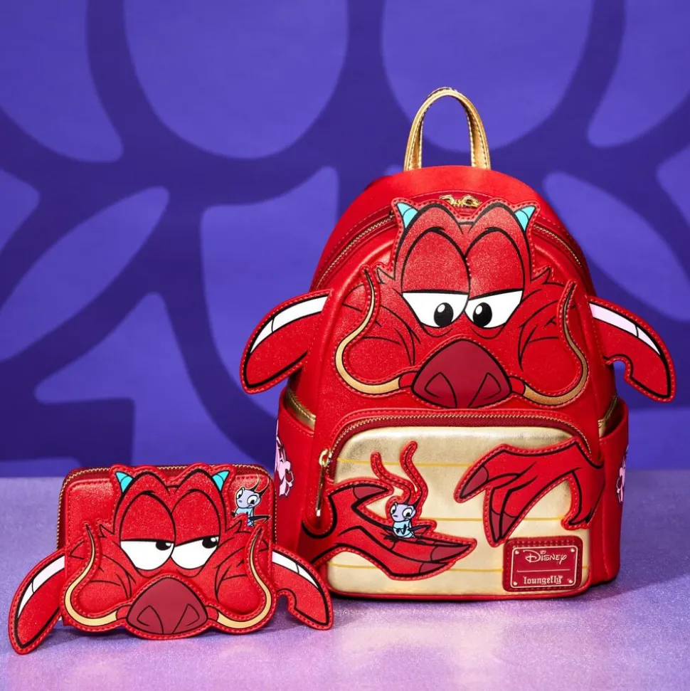 Disney Mini Backpacks<Mulan 25Th Anniversary Mushu Glitter Cosplay Mini Backpack