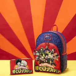 My Hero Academia Mini Backpacks< Group Debossed Logo Mini Backpack