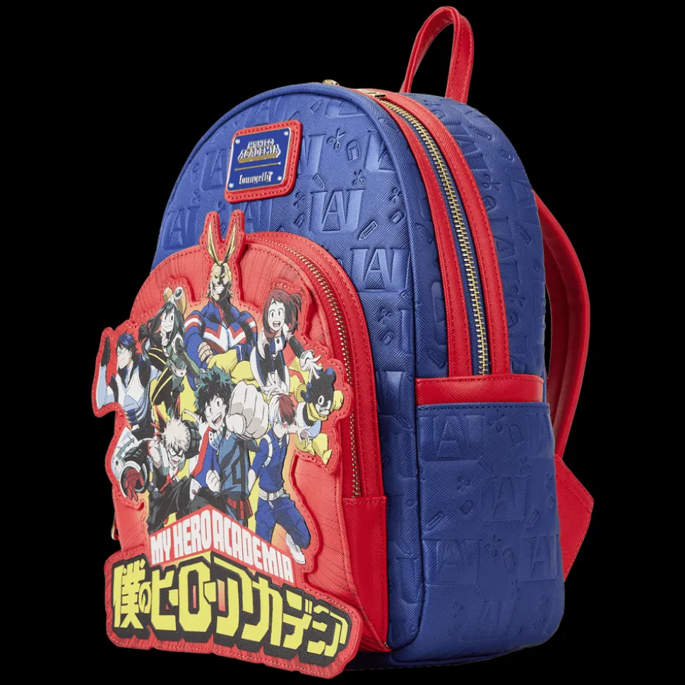 My Hero Academia Mini Backpacks< Group Debossed Logo Mini Backpack