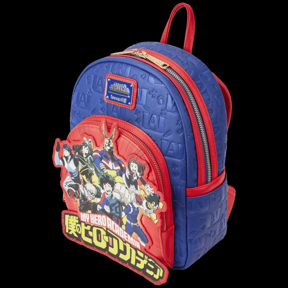 My Hero Academia Mini Backpacks< Group Debossed Logo Mini Backpack