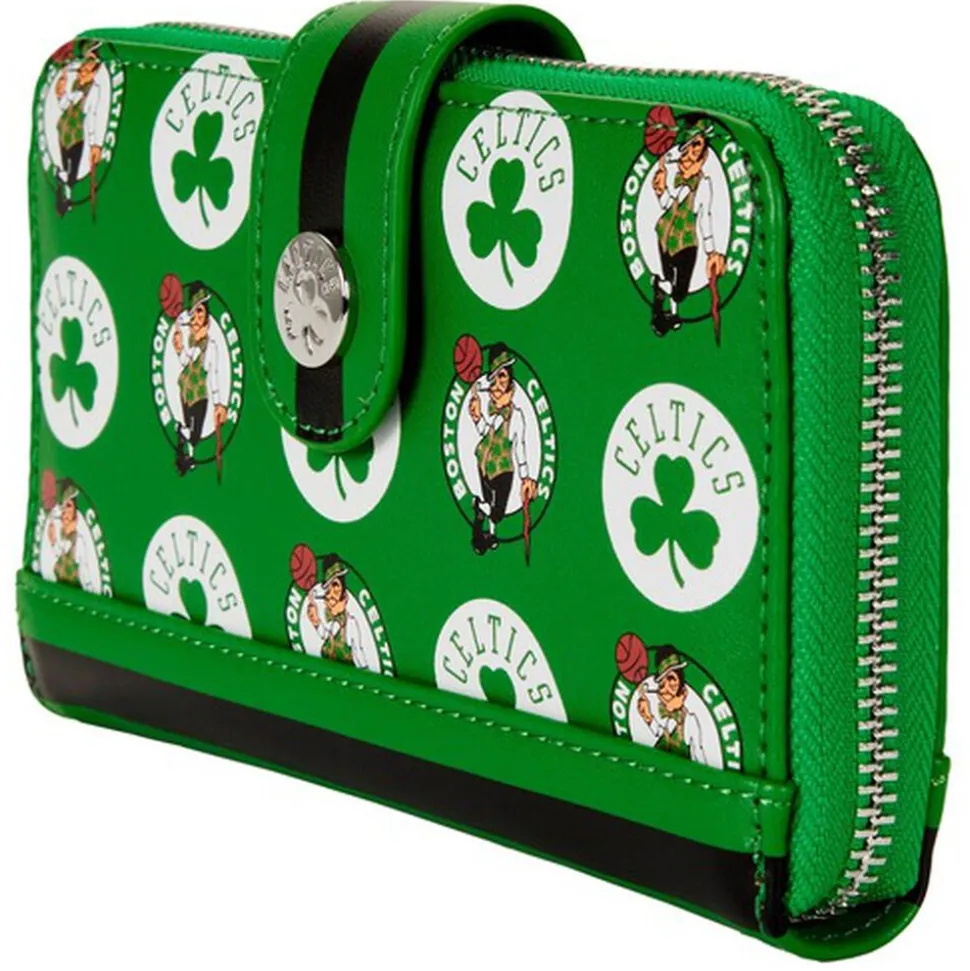 NBA Wallets< Boston Celtics Logo Zip Around Wallet