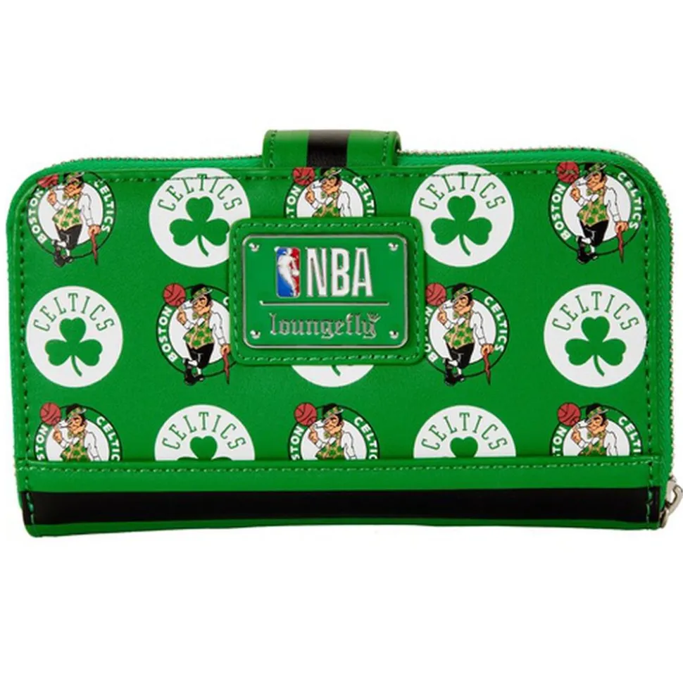 NBA Wallets< Boston Celtics Logo Zip Around Wallet