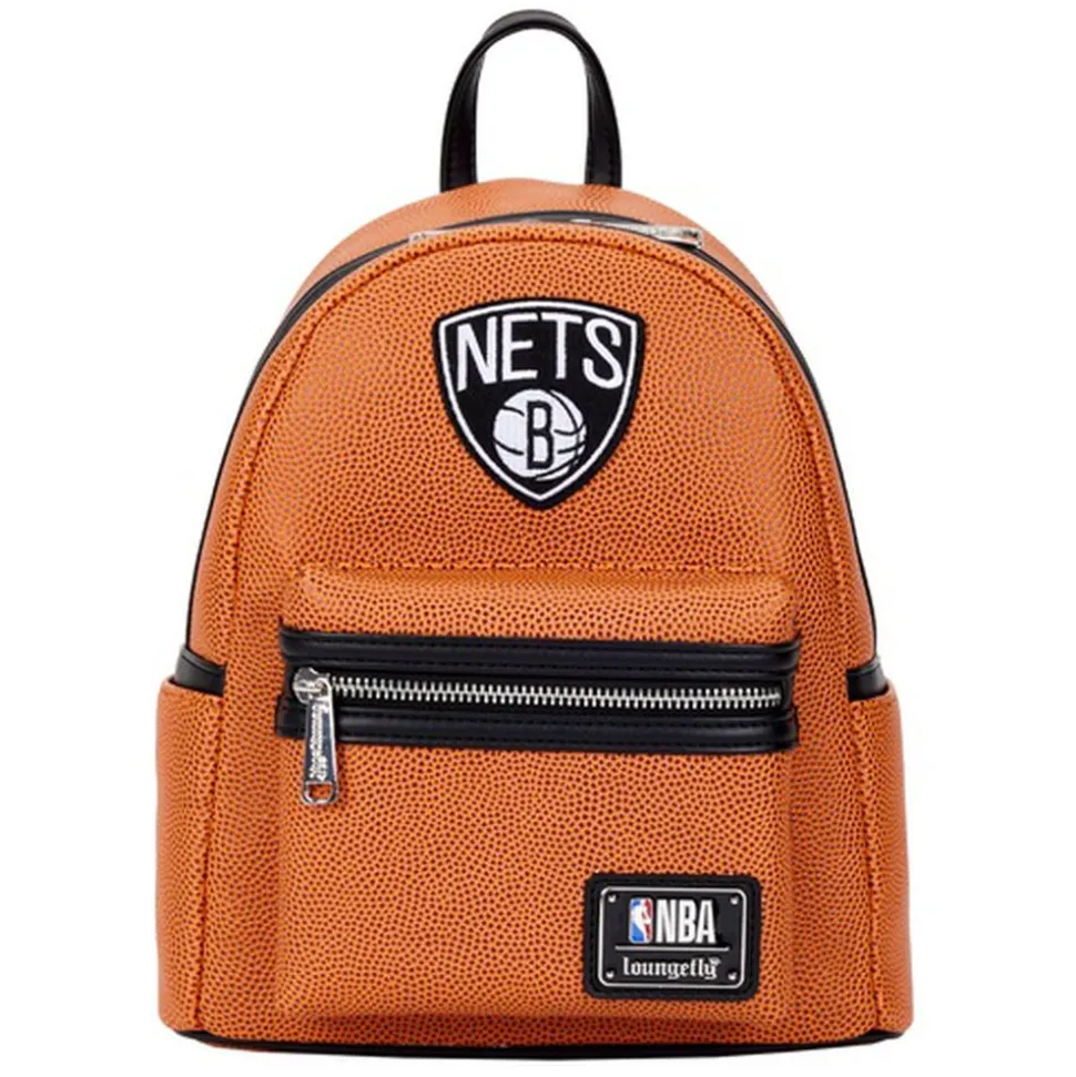 NBA Mini Backpacks< Brooklyn Nets Basketball Logo Mini Backpack