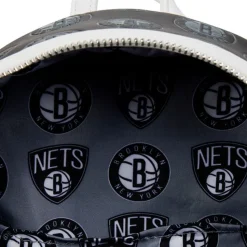 NBA Mini Backpacks< Brooklyn Nets Logo Mini Backpack