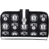 NBA Wallets< Brooklyn Nets Logo Zip Around Wallet