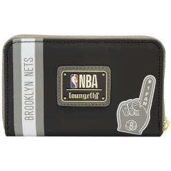 NBA Wallets< Brooklyn Nets Patch Icons Zip Around Wallet