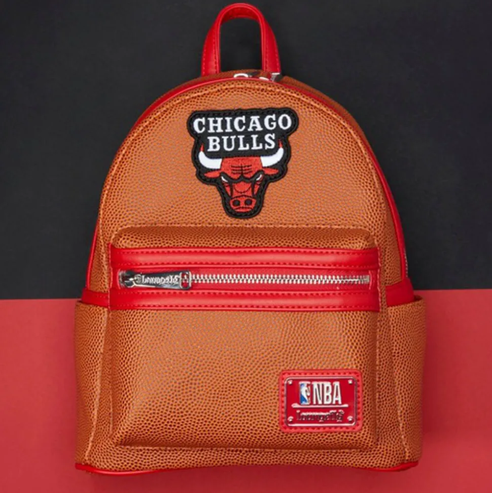 NBA Mini Backpacks< Chicago Bulls Basketball Logo Mini Backpack