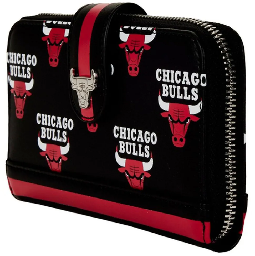 NBA Wallets< Chicago Bulls Logo Zip Around Wallet